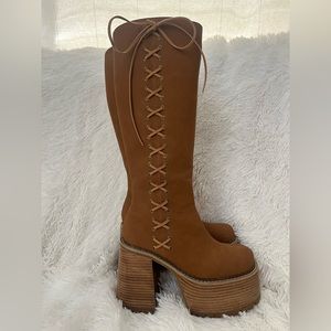 dELiA*s Knee High Platform Boots